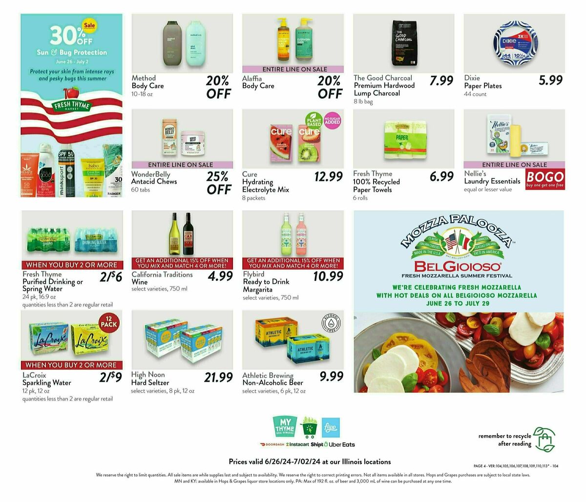 Fresh Thyme Farmers Market Weekly Ad from June 27