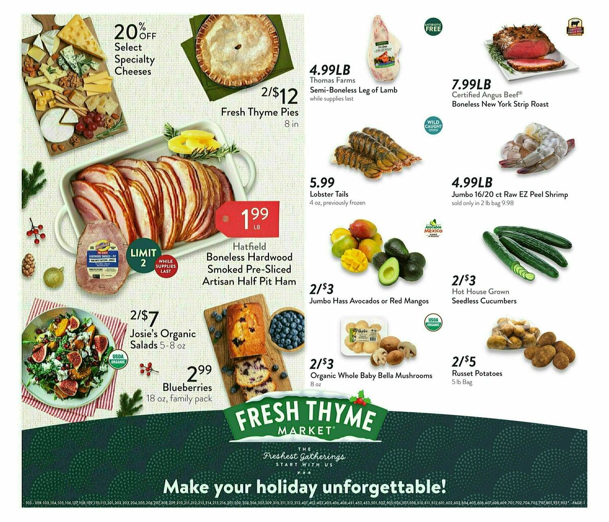 Fresh Thyme Farmers Market Weekly Ad from December 11
