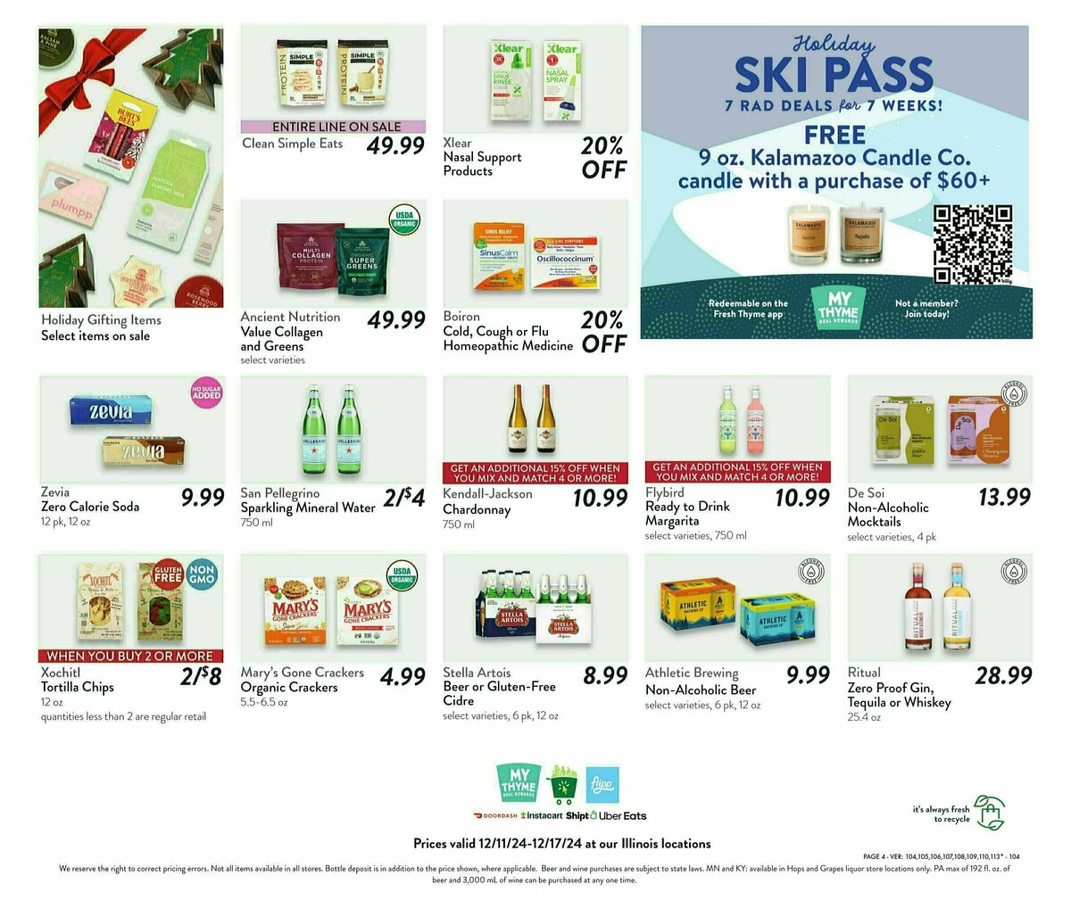 Fresh Thyme Farmers Market Weekly Ad from December 11