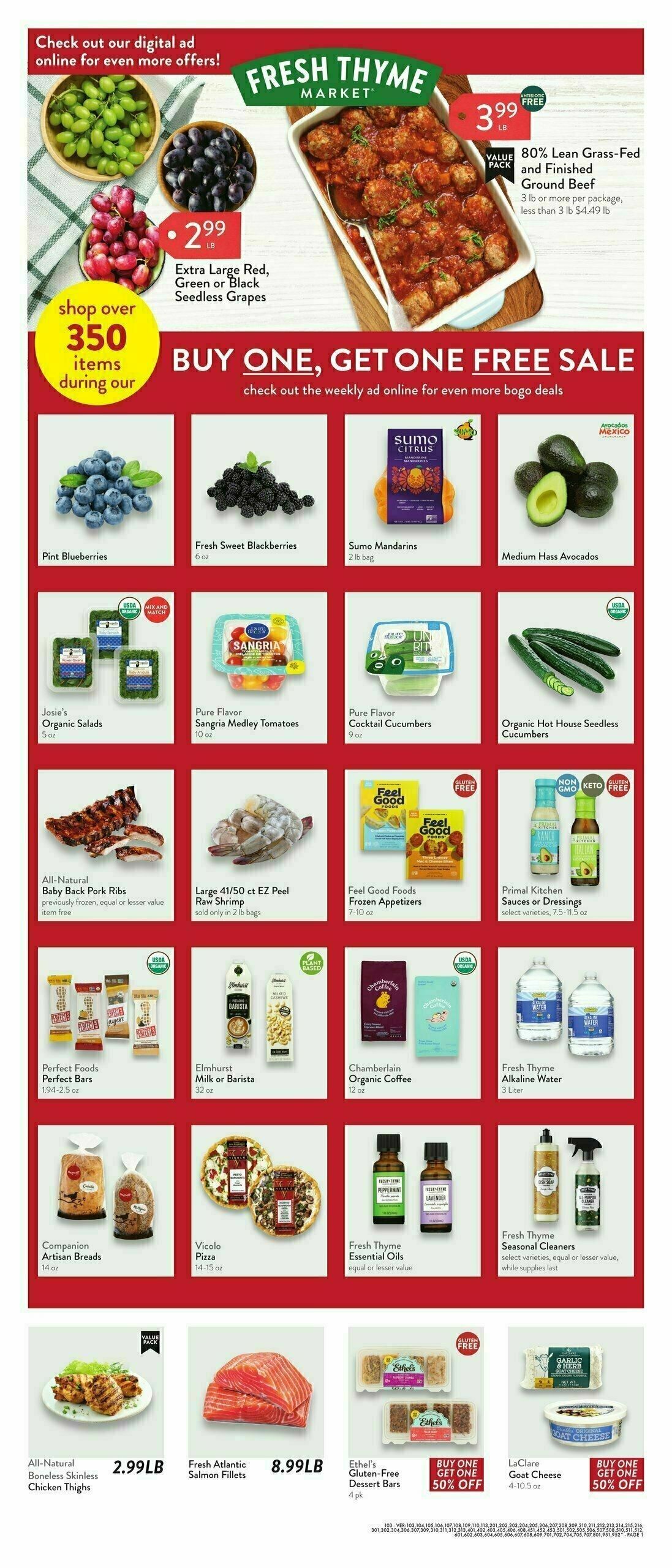 Fresh Thyme Farmers Market Weekly Ad from January 22