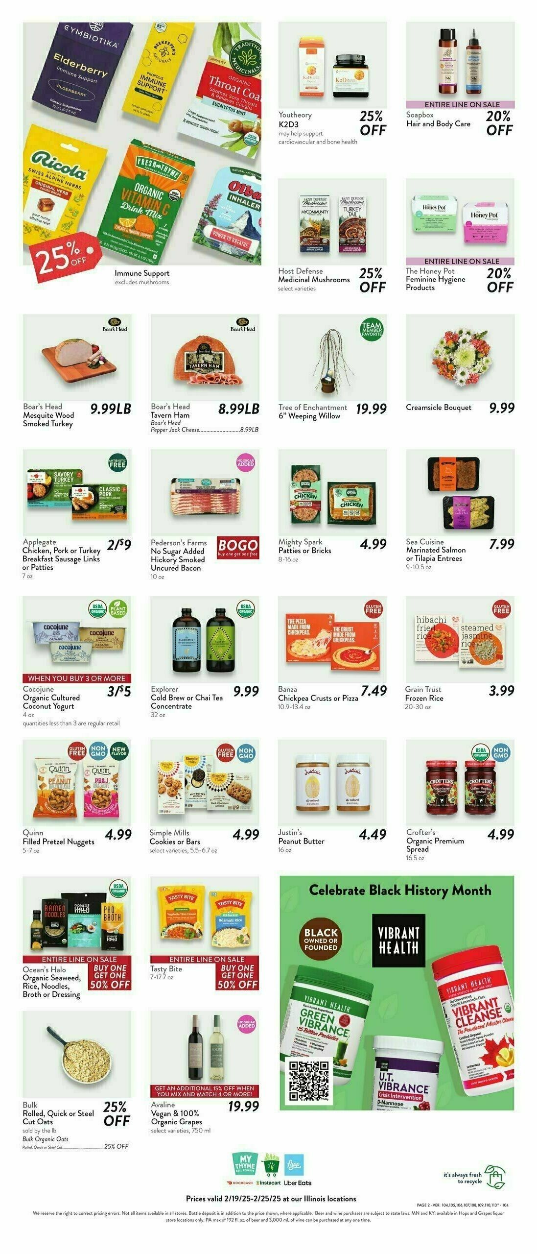 Fresh Thyme Farmers Market Weekly Ad from February 19