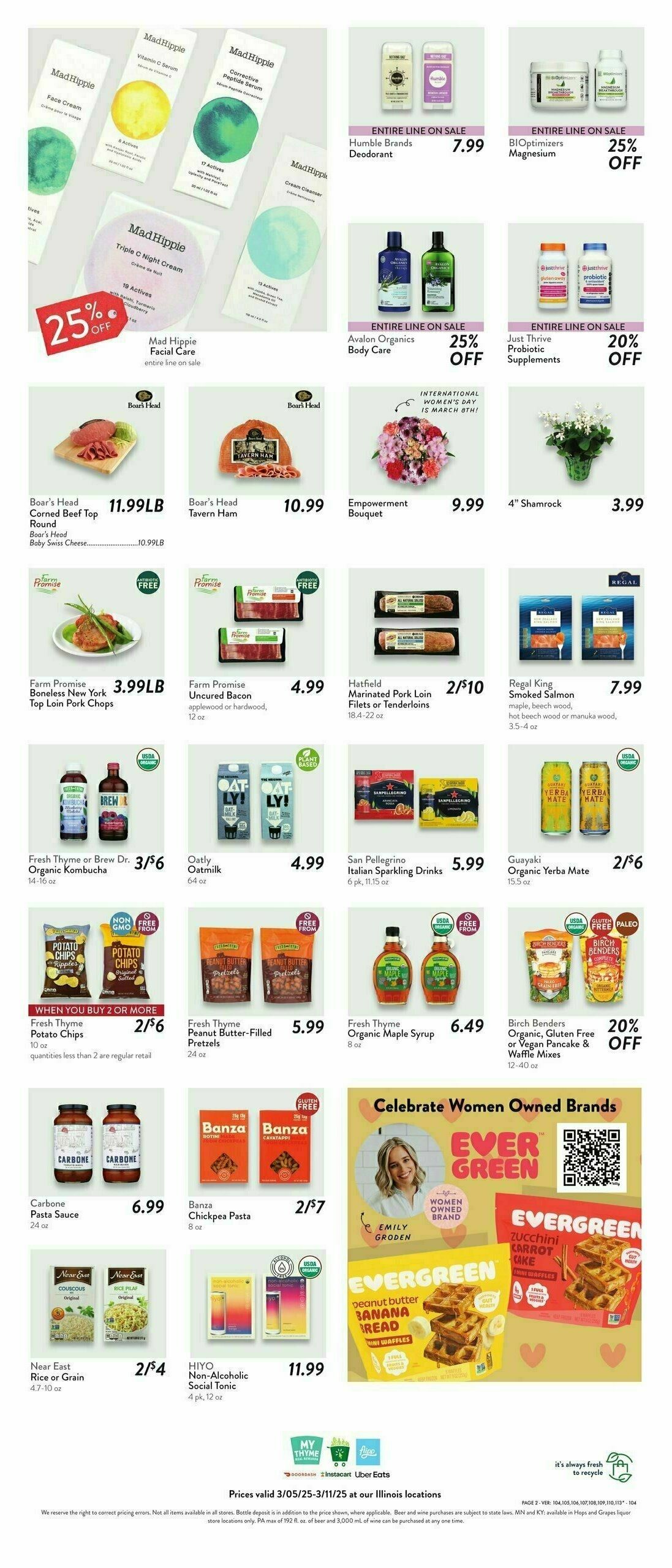 Fresh Thyme Farmers Market Weekly Ad from March 5