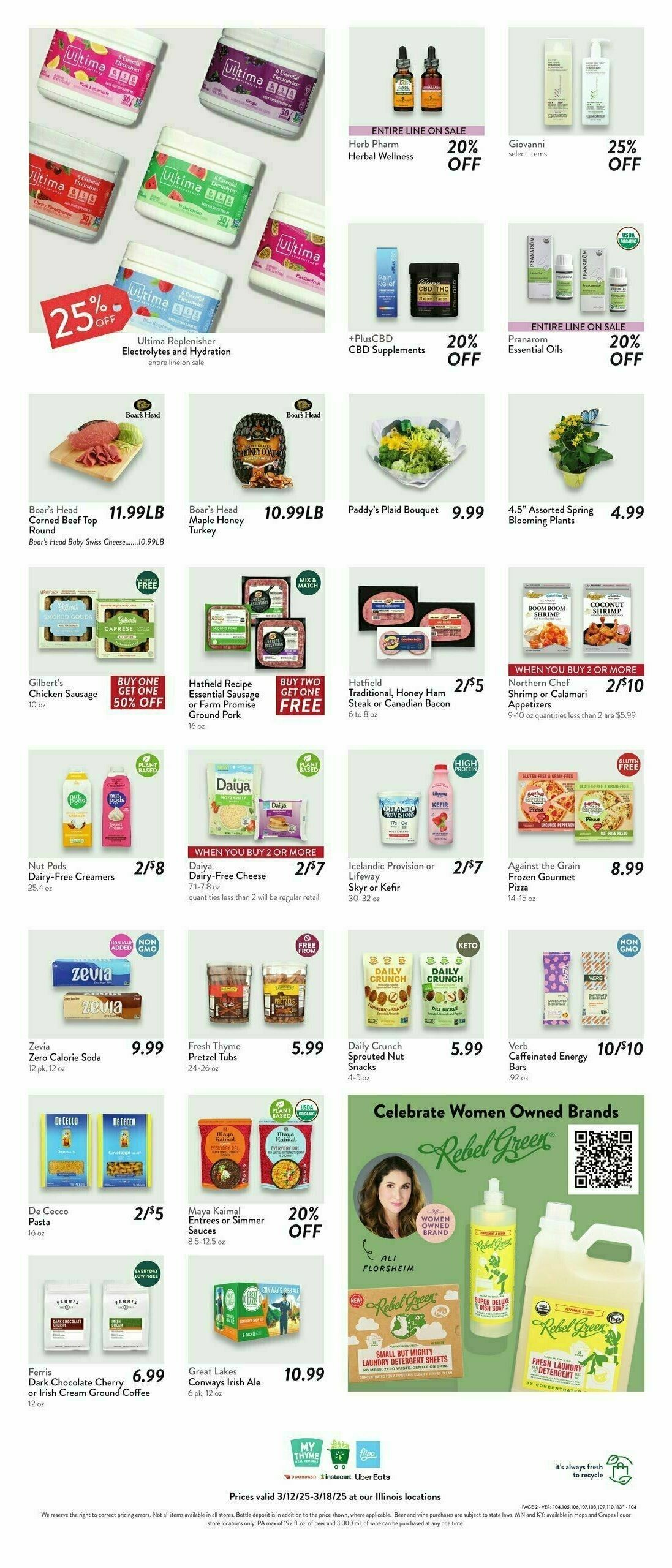Fresh Thyme Farmers Market Weekly Ad from March 12