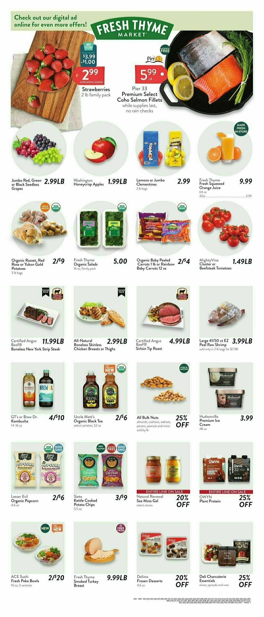 Fresh Thyme Farmers Market Weekly Ad from March 19