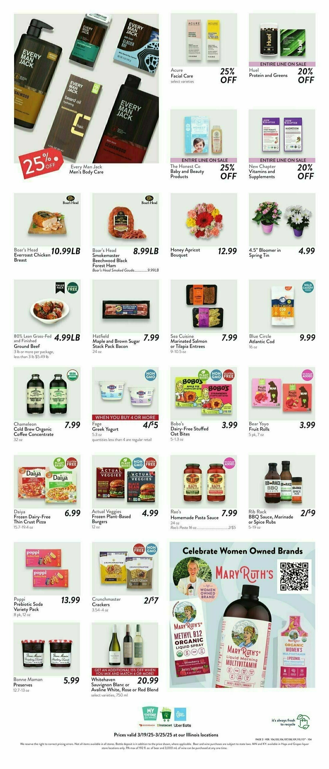 Fresh Thyme Farmers Market Weekly Ad from March 19