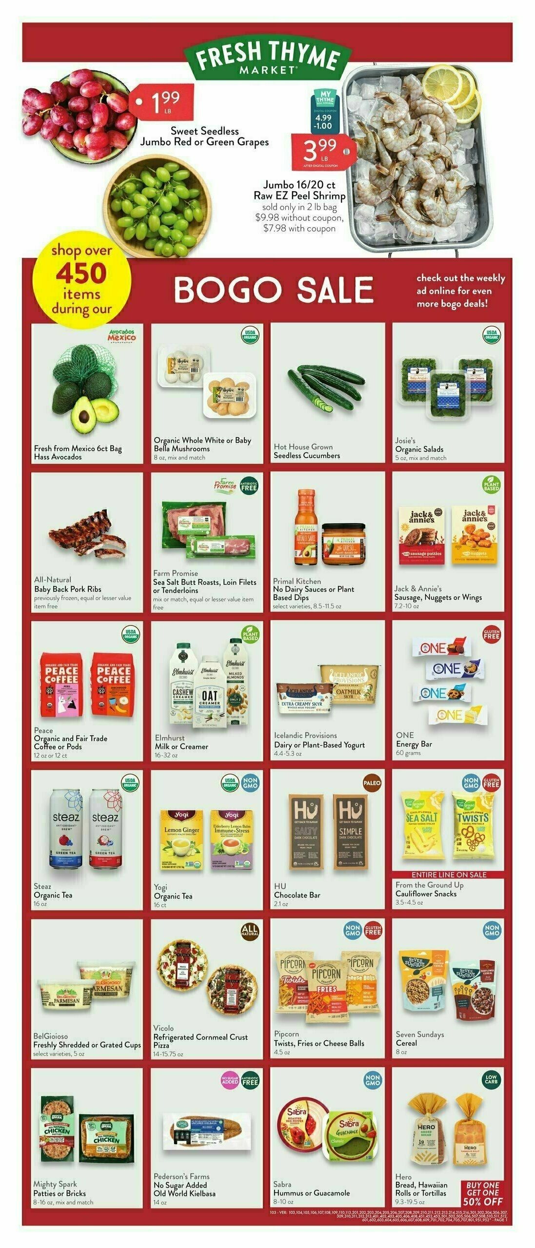 Fresh Thyme Farmers Market Weekly Ad from March 26