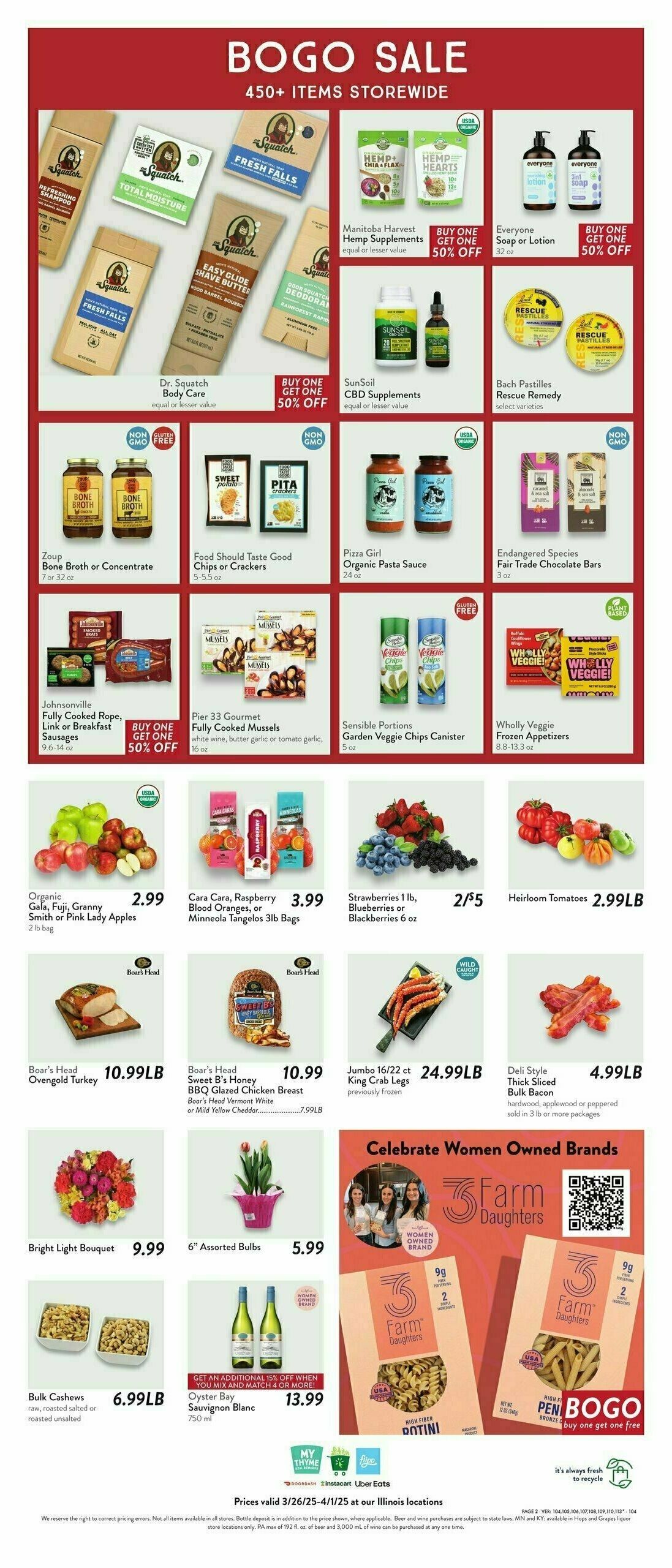 Fresh Thyme Farmers Market Weekly Ad from March 26