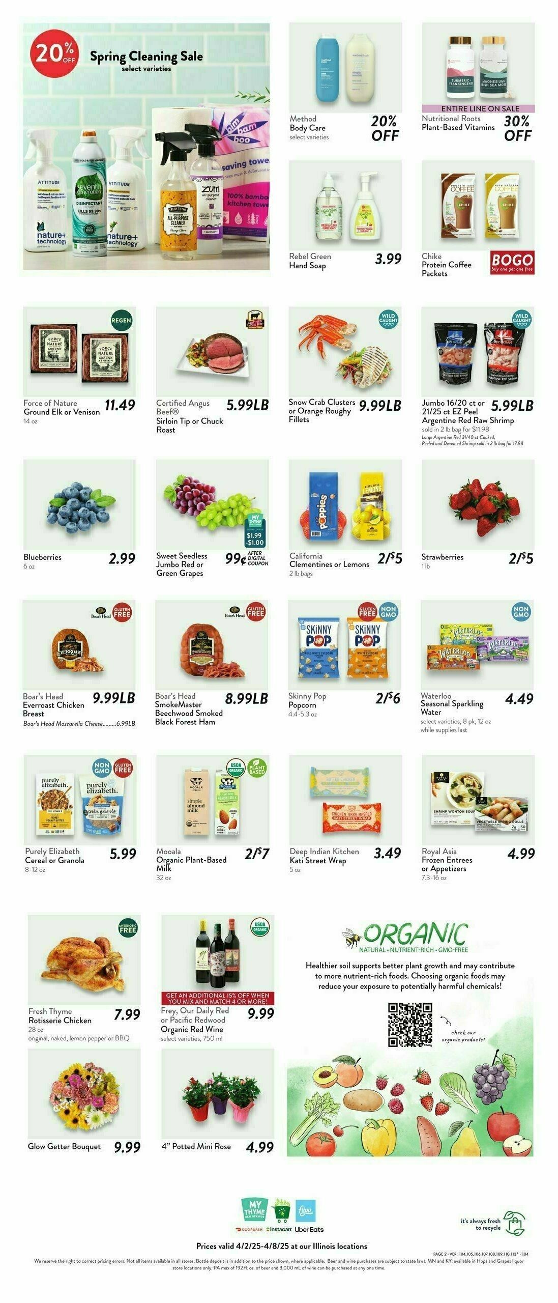 Fresh Thyme Farmers Market Weekly Ad from April 2