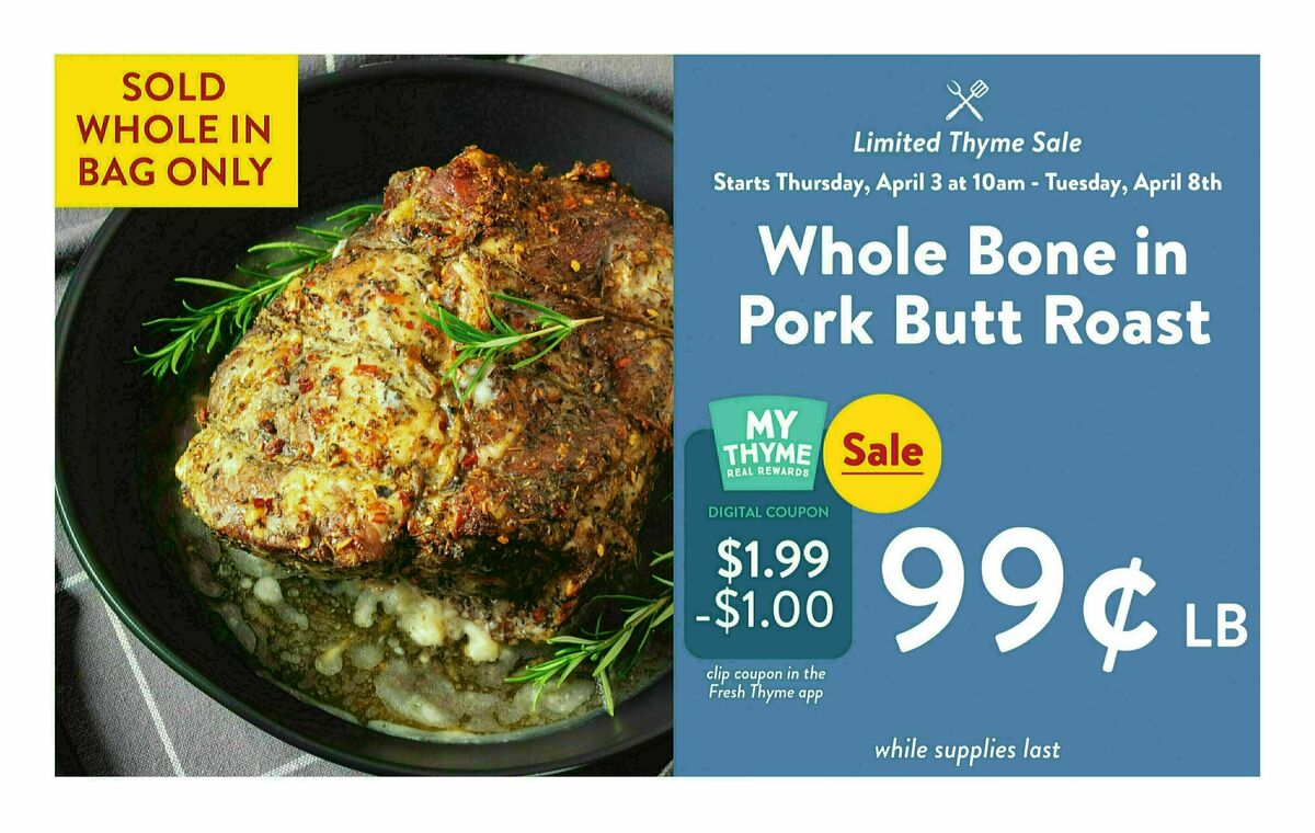 Fresh Thyme Farmers Market Weekly Ad from April 2