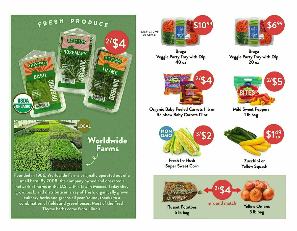 Fresh Thyme Farmers Market Weekly Ad from April 16