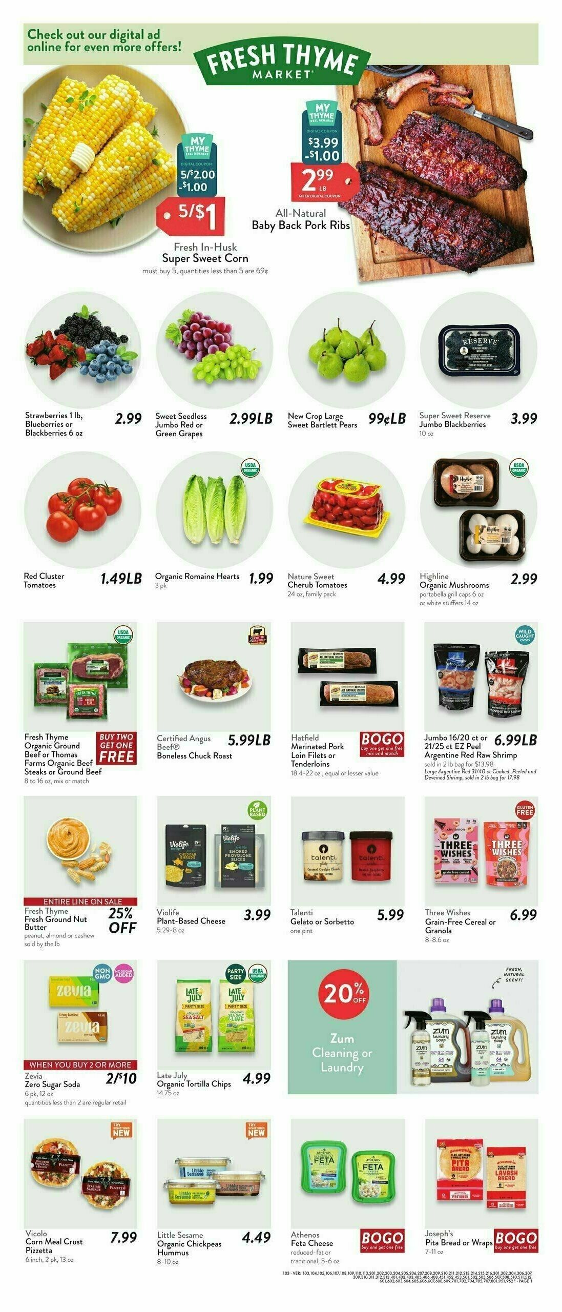 Fresh Thyme Farmers Market Weekly Ad from April 23