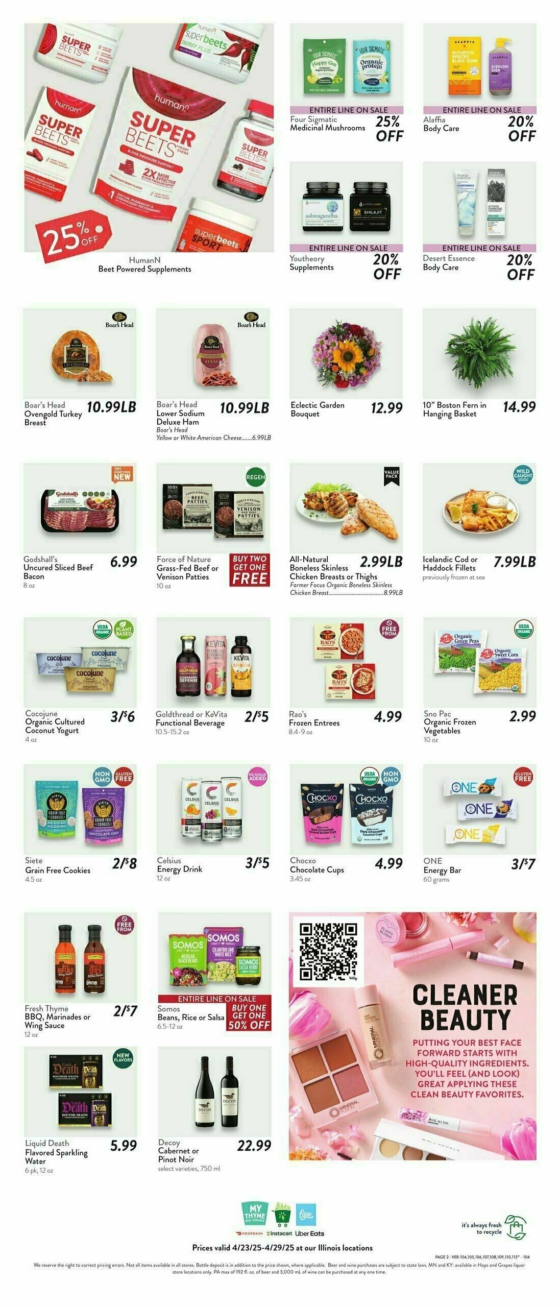 Fresh Thyme Farmers Market Weekly Ad from April 23