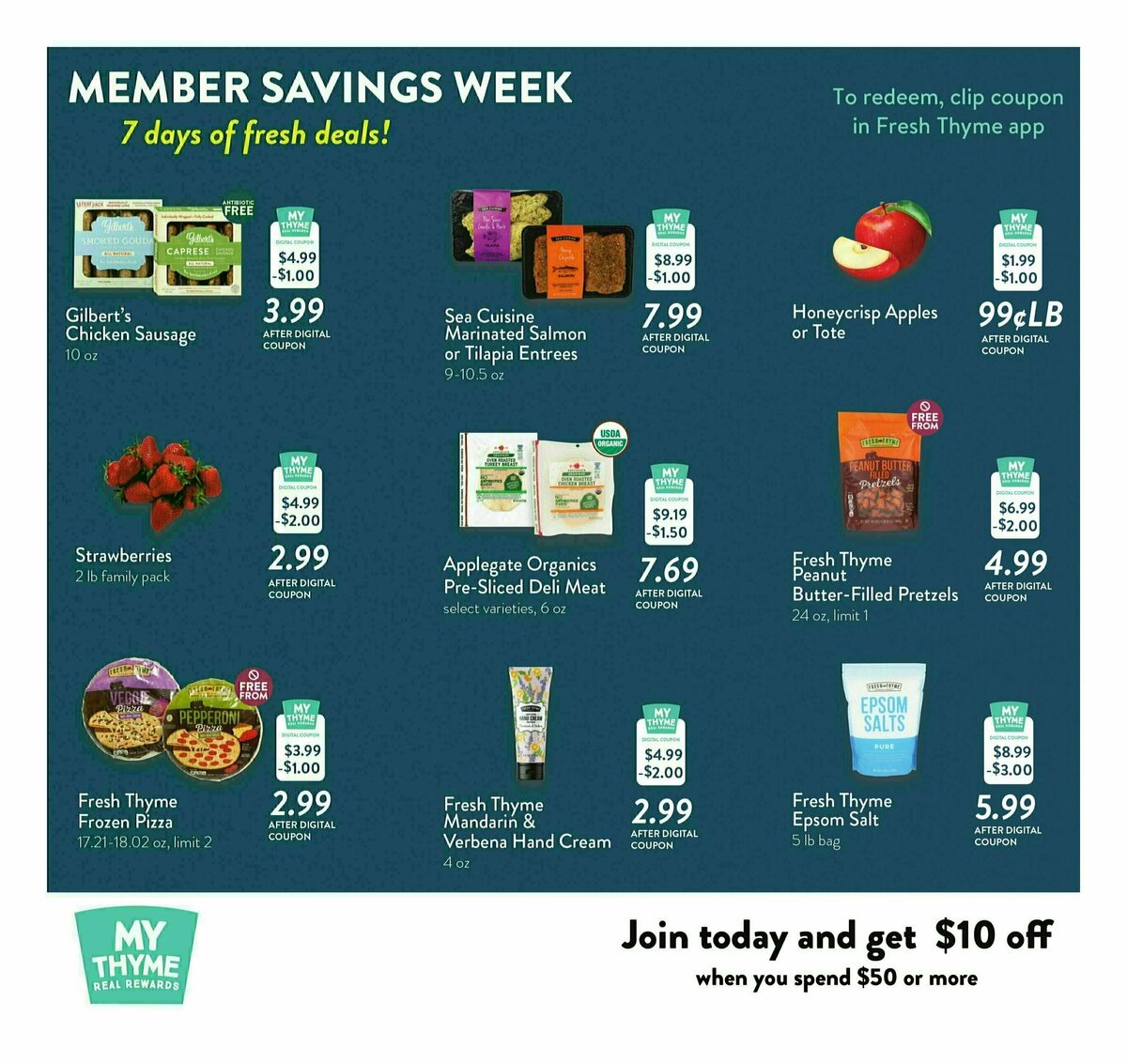 Fresh Thyme Farmers Market Weekly Ad from April 23