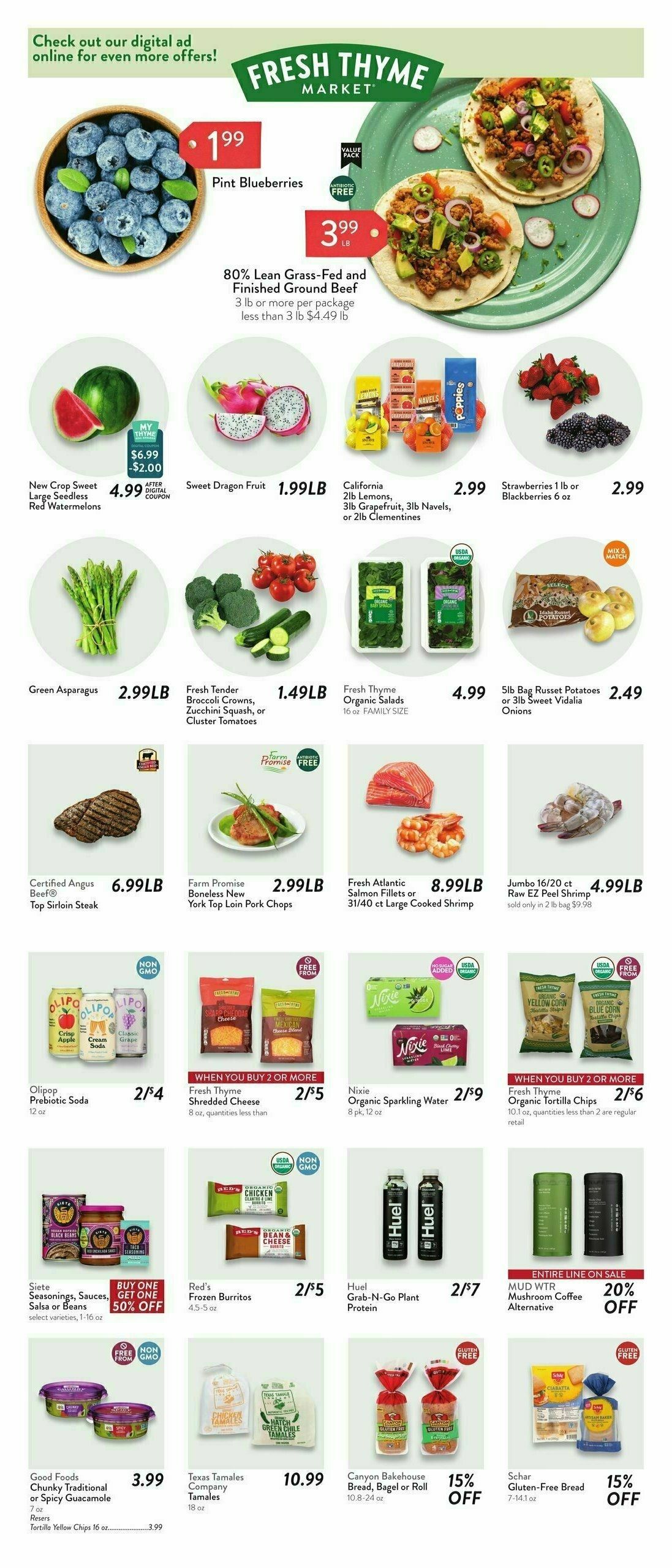 Fresh Thyme Farmers Market Weekly Ad from April 30