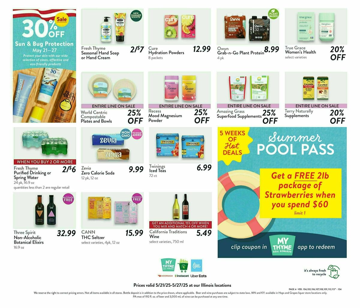 Fresh Thyme Farmers Market Weekly Ad from May 21