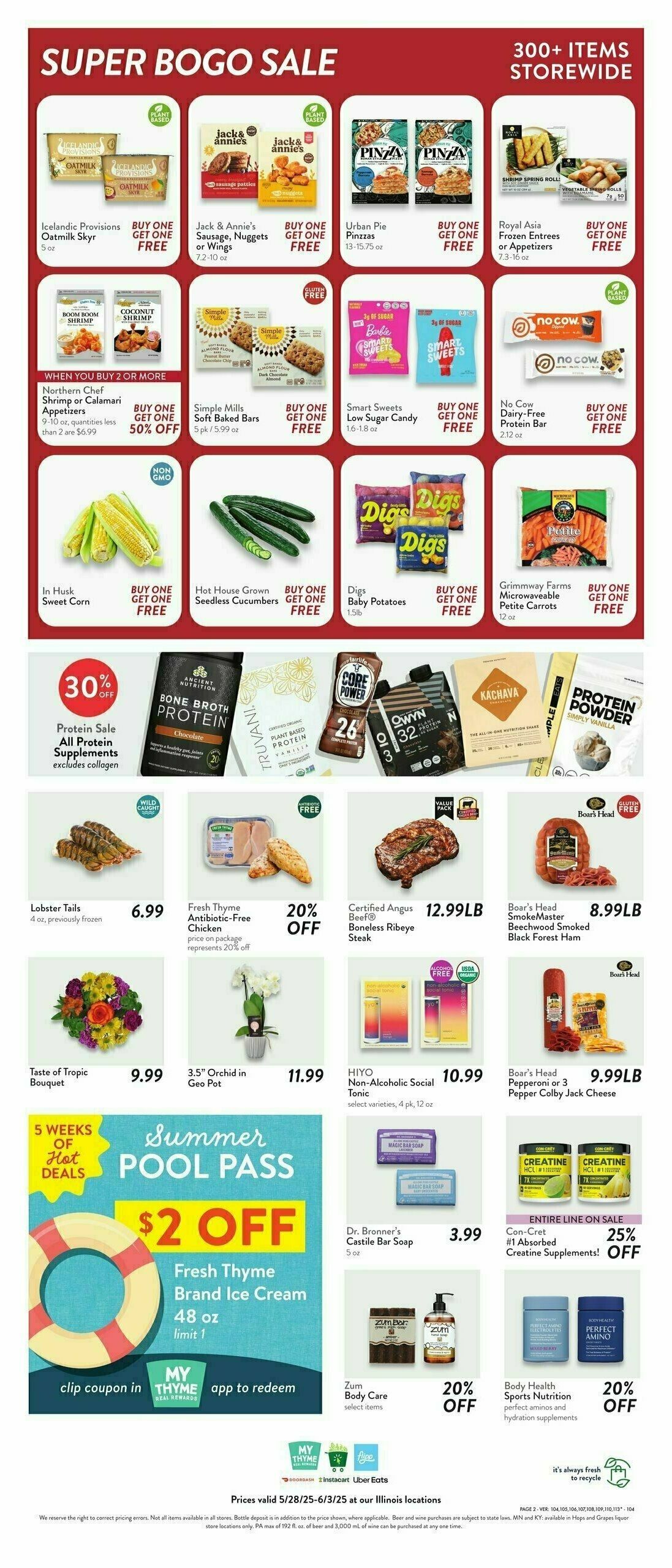 Fresh Thyme Farmers Market Weekly Ad from May 28