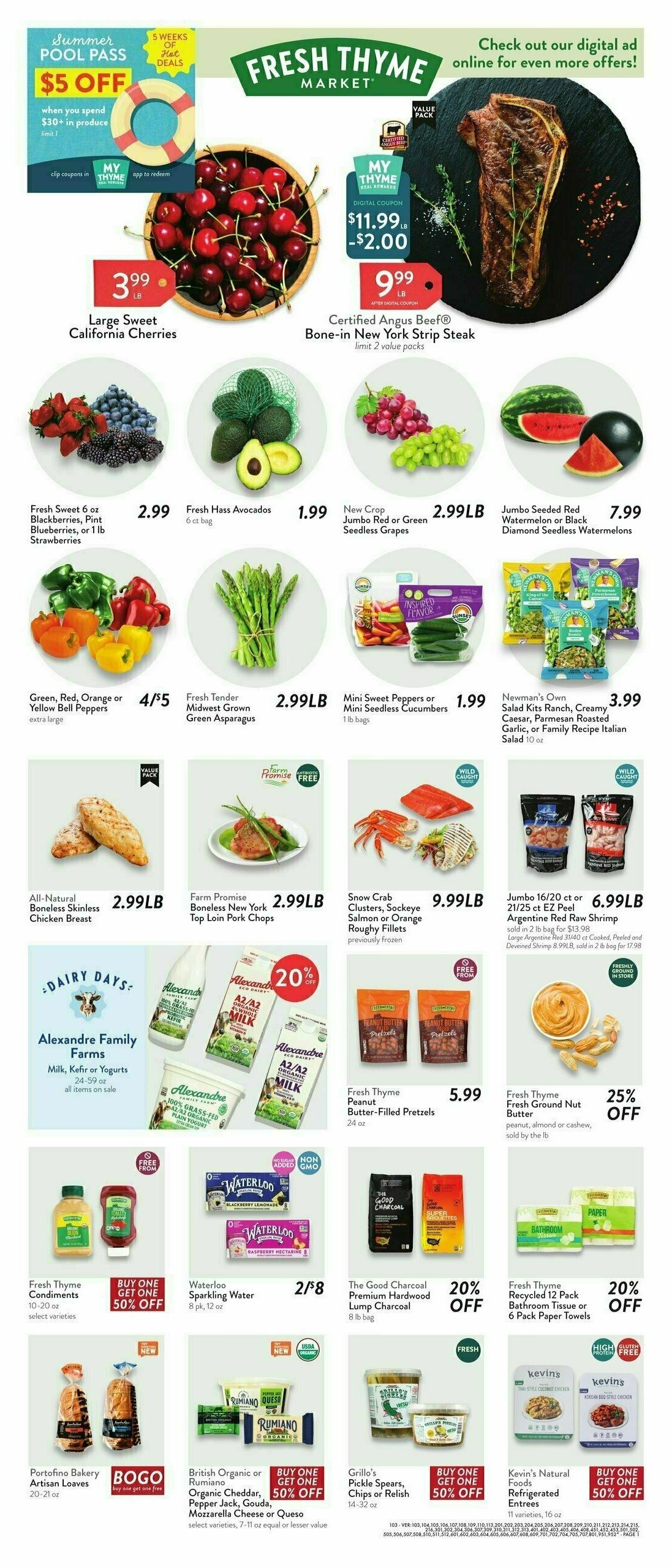 Fresh Thyme Farmers Market Weekly Ad from June 4