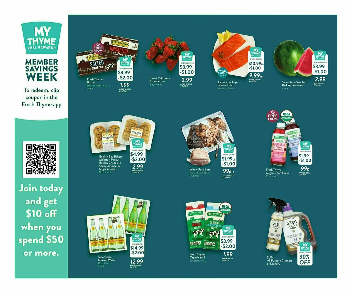 Fresh Thyme Farmers Market Weekly Ad from June 18