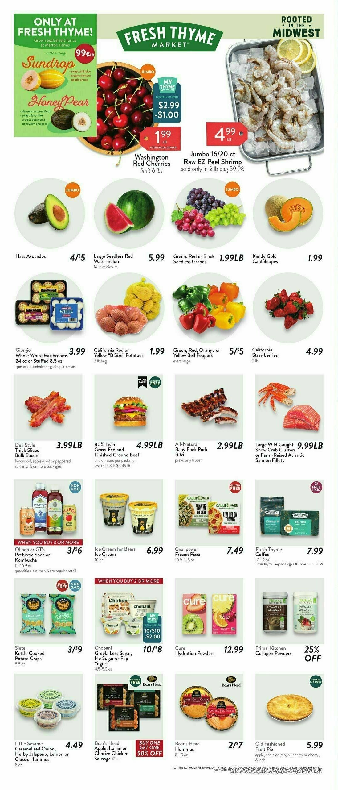 Fresh Thyme Farmers Market Weekly Ad from June 25