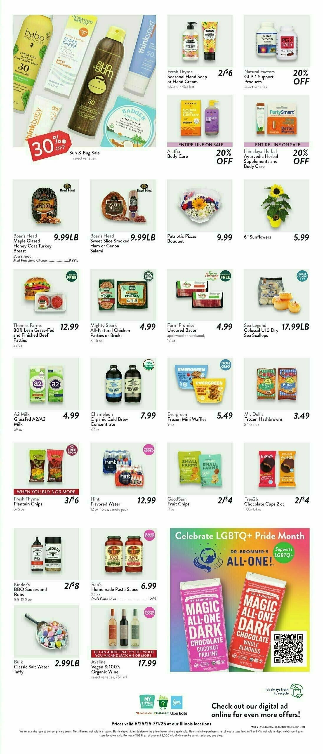 Fresh Thyme Farmers Market Weekly Ad from June 25