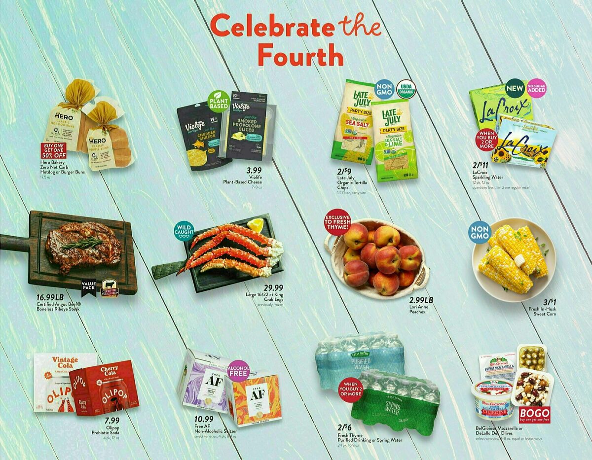 Fresh Thyme Farmers Market Weekly Ad from June 25