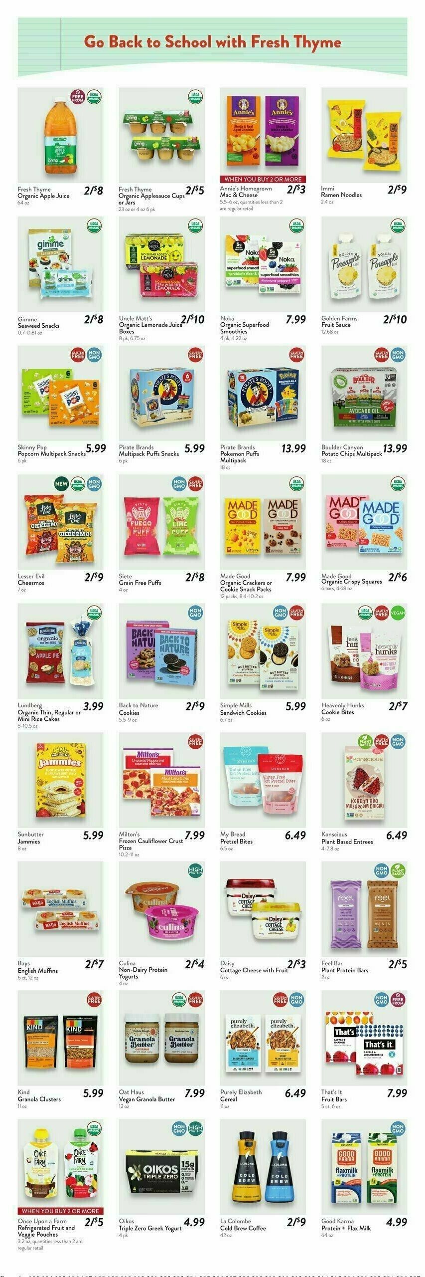 Fresh Thyme Farmers Market Weekly Ad from July 30