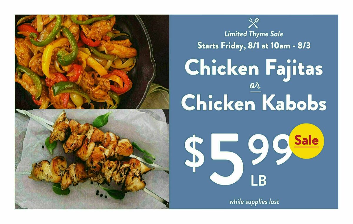 Fresh Thyme Farmers Market Weekly Ad from July 30