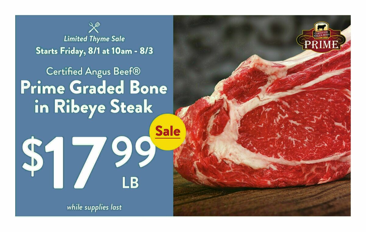 Fresh Thyme Farmers Market Weekly Ad from July 30