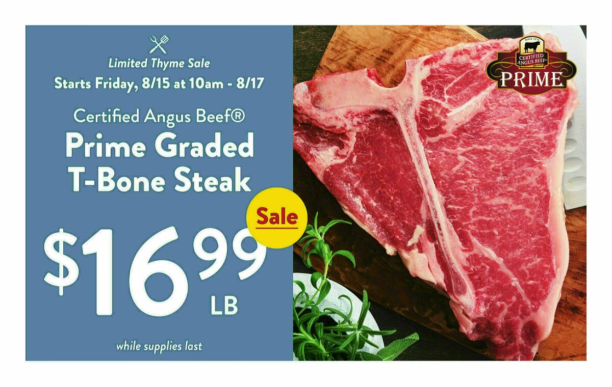 Fresh Thyme Farmers Market Weekly Ad from August 13