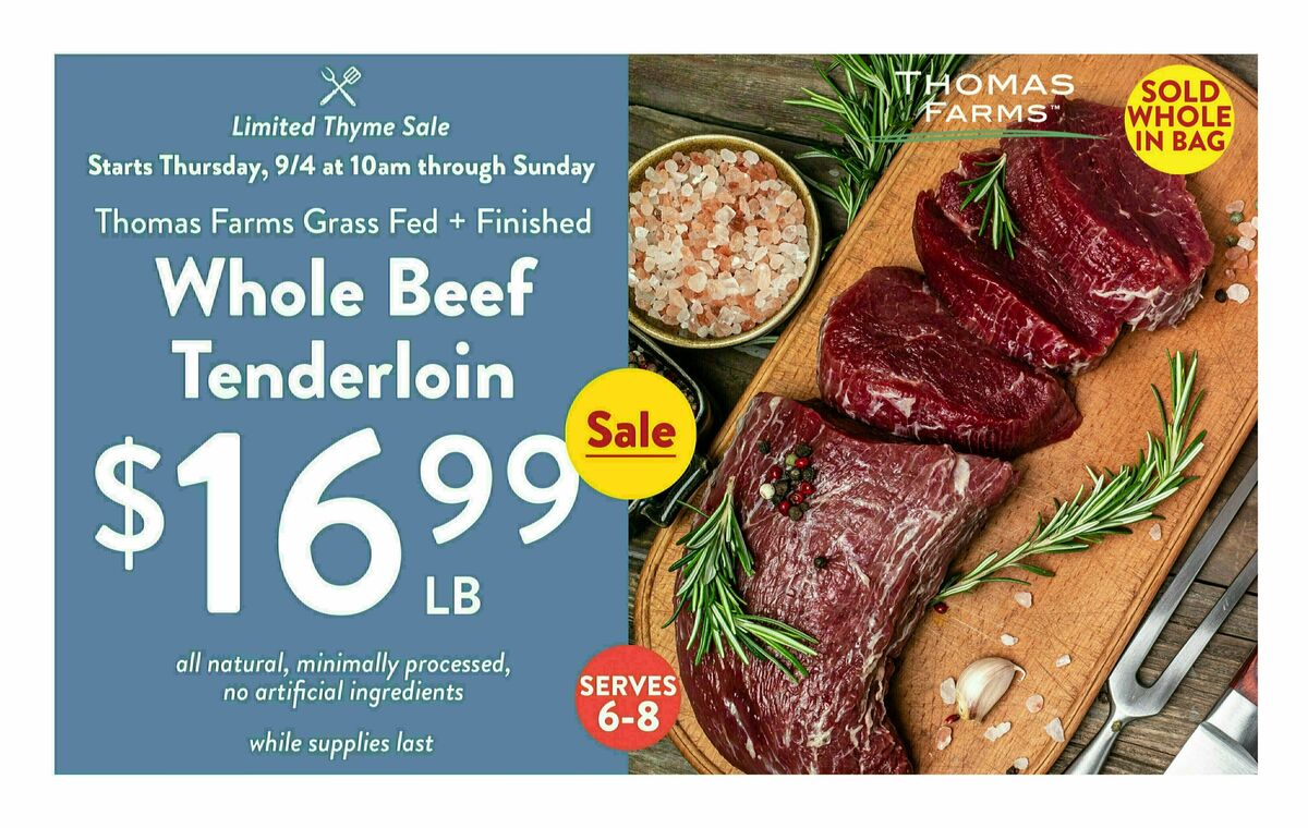 Fresh Thyme Farmers Market Weekly Ad from September 3
