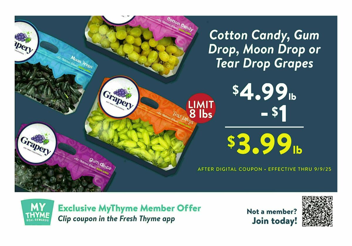 Fresh Thyme Farmers Market Weekly Ad from September 3