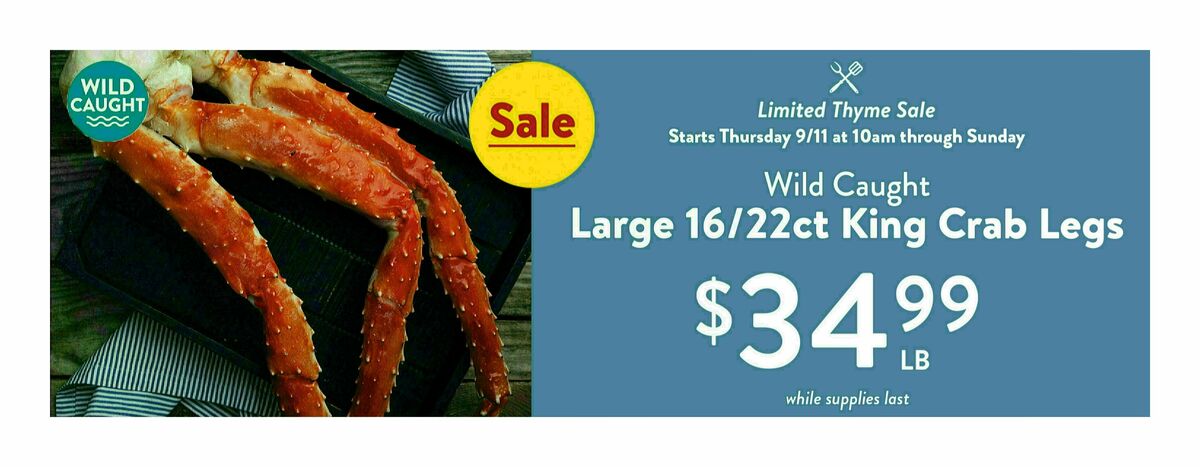 Fresh Thyme Farmers Market Weekly Ad from September 10