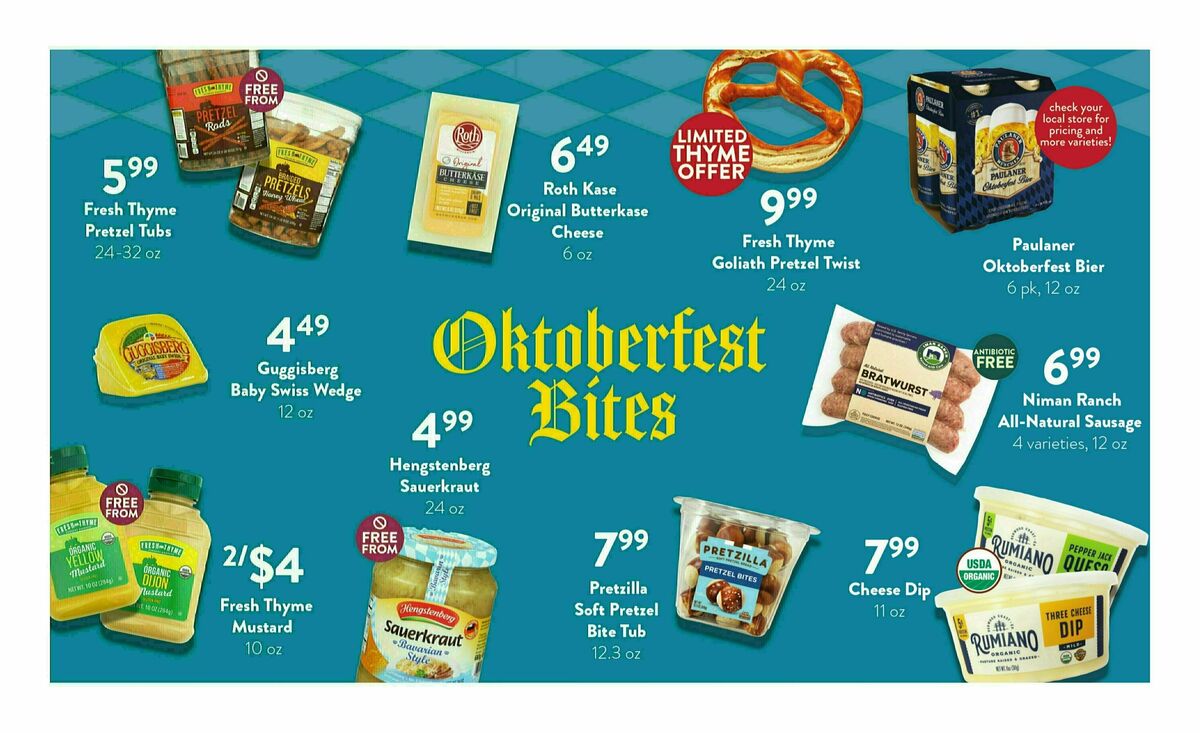 Fresh Thyme Farmers Market Weekly Ad from September 10