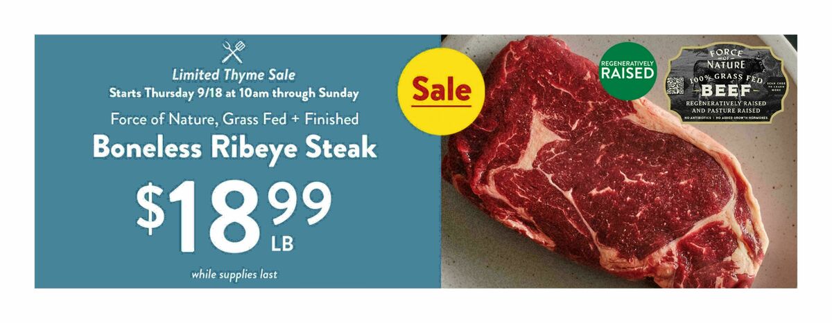 Fresh Thyme Farmers Market Weekly Ad from September 17