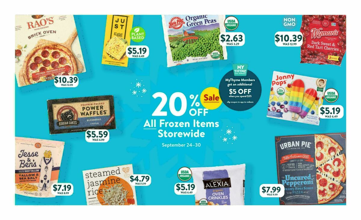 Fresh Thyme Farmers Market Weekly Ad from September 24