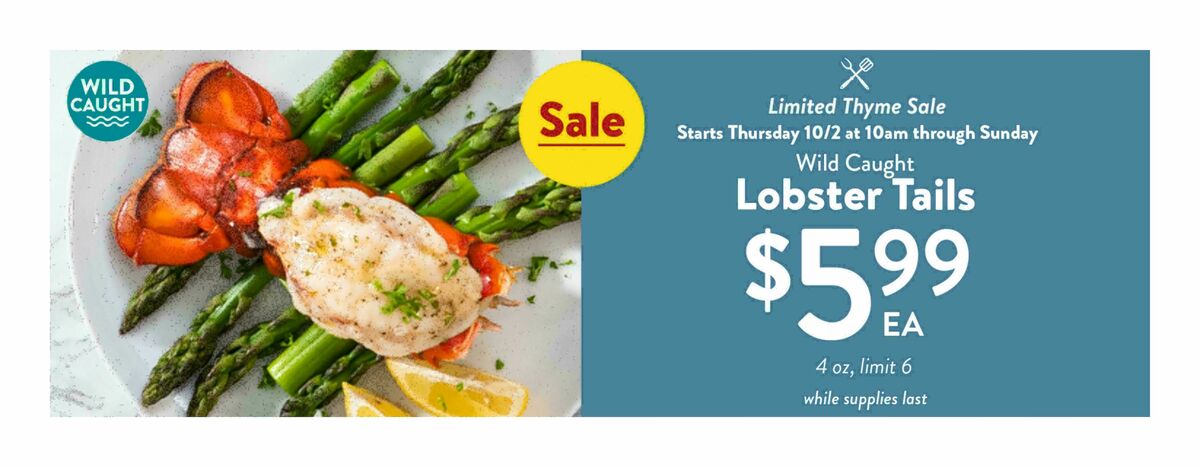 Fresh Thyme Farmers Market Weekly Ad from October 1