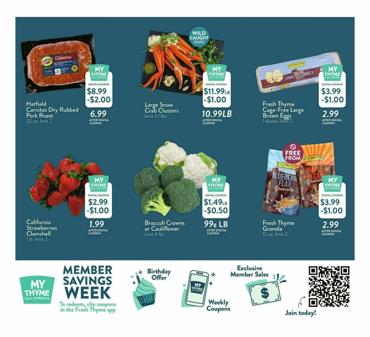 Fresh Thyme Farmers Market Weekly Ad from October 8