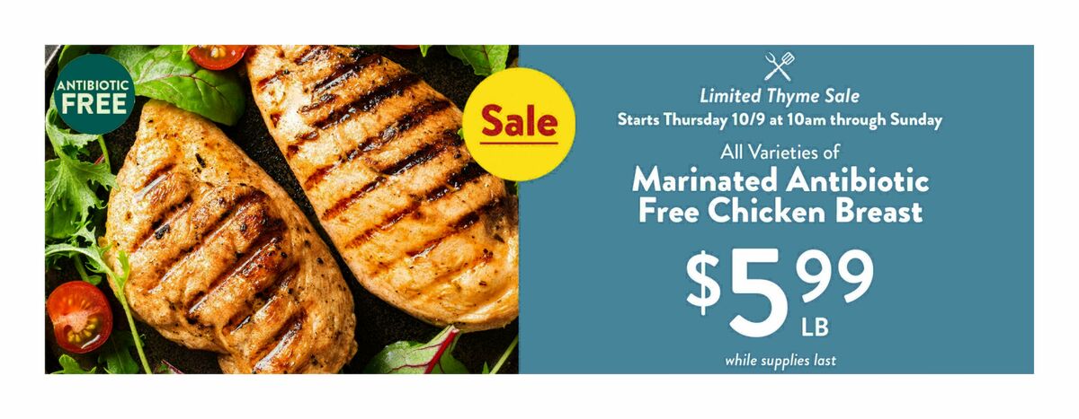 Fresh Thyme Farmers Market Weekly Ad from October 8