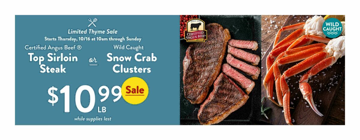 Fresh Thyme Farmers Market Weekly Ad from October 15