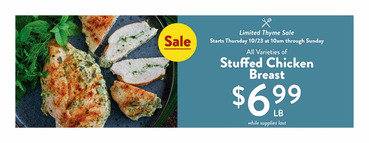 Fresh Thyme Farmers Market Weekly Ad from October 22