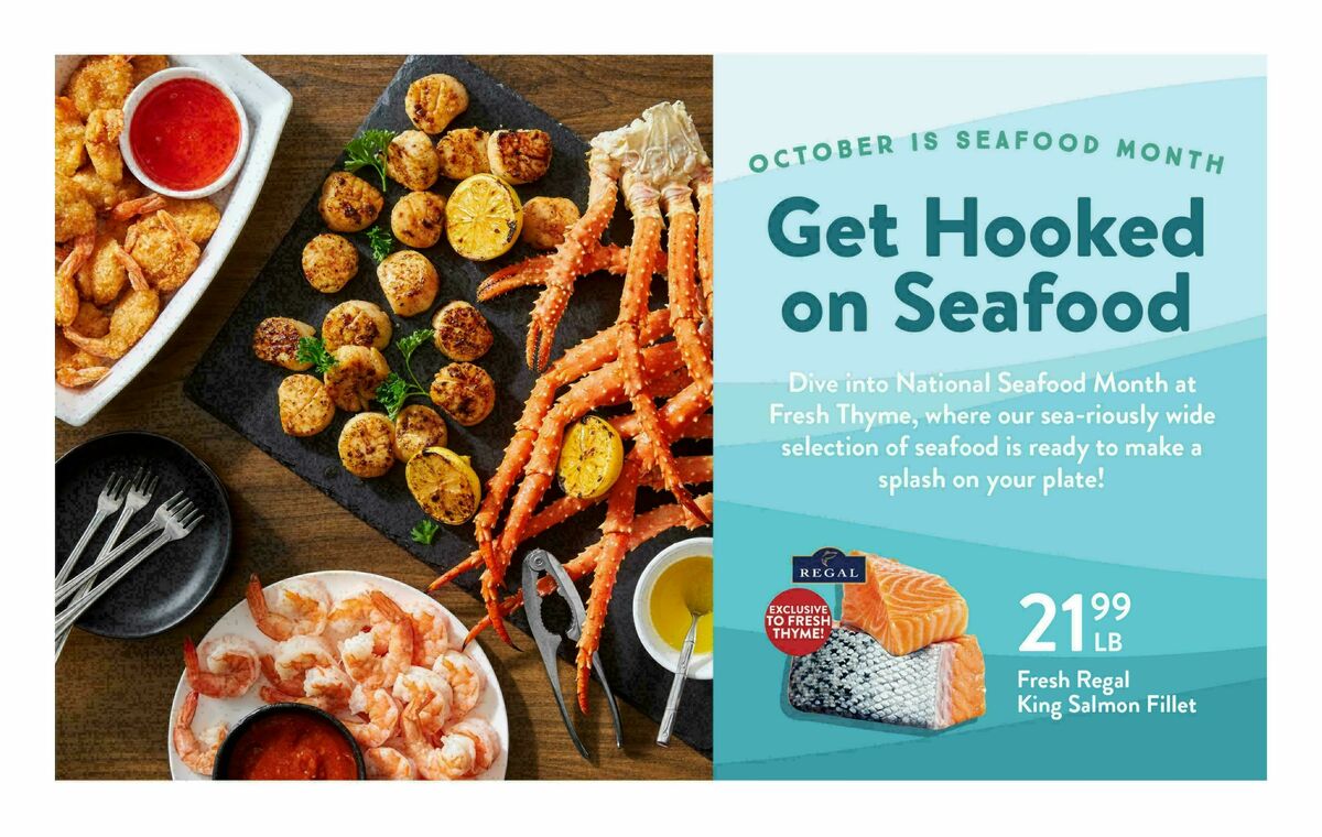 Fresh Thyme Farmers Market Weekly Ad from October 22