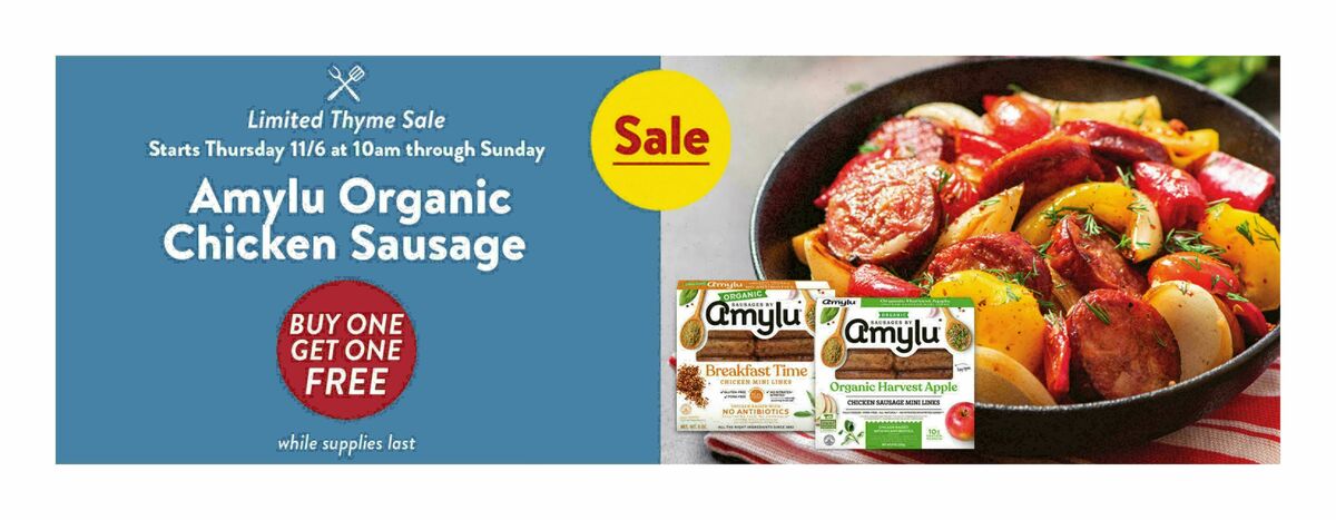 Fresh Thyme Farmers Market Weekly Ad from November 5