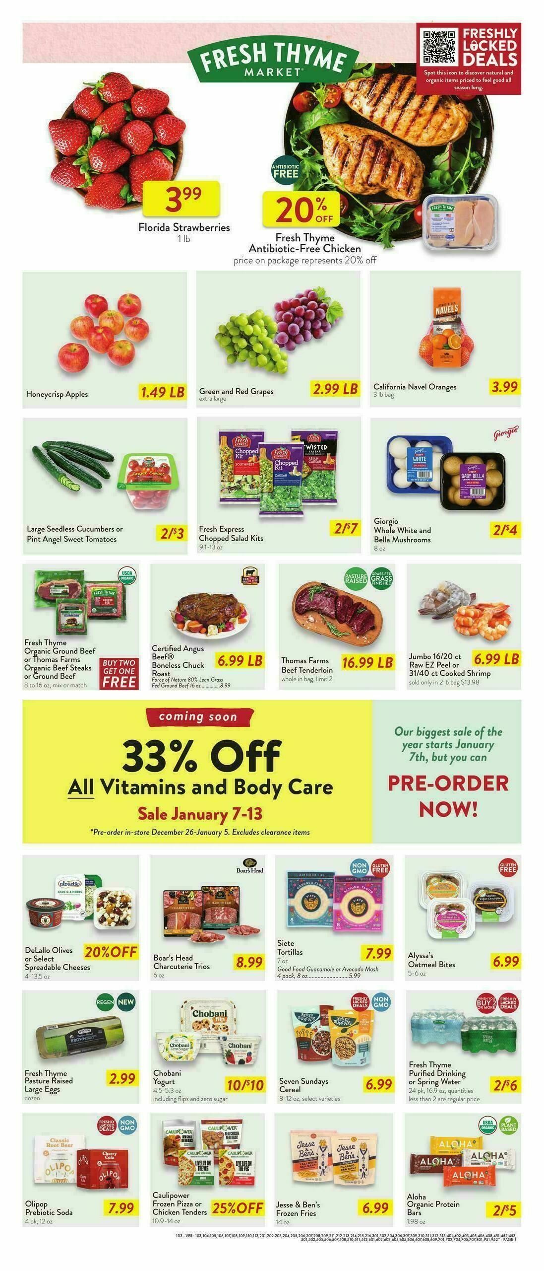 Fresh Thyme Farmers Market Weekly Ad from December 31