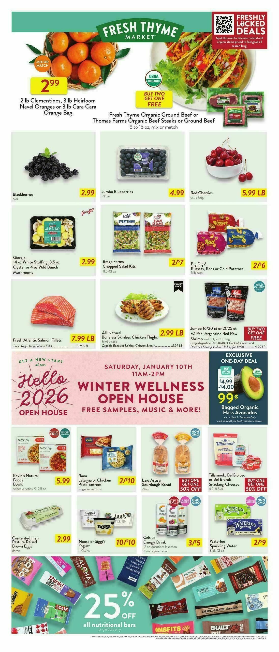 Fresh Thyme Farmers Market Weekly Ad from January 7