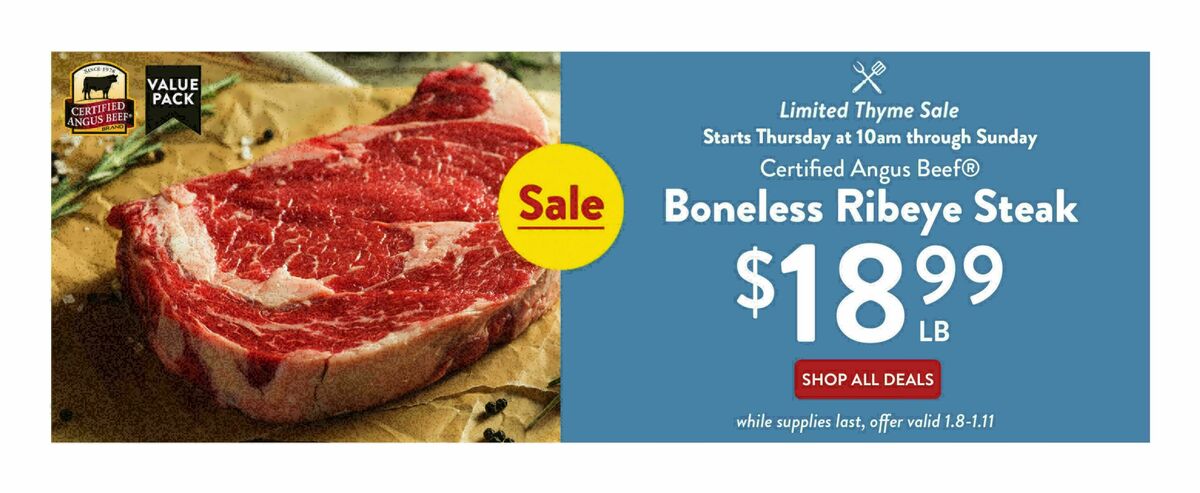 Fresh Thyme Farmers Market Weekly Ad from January 7