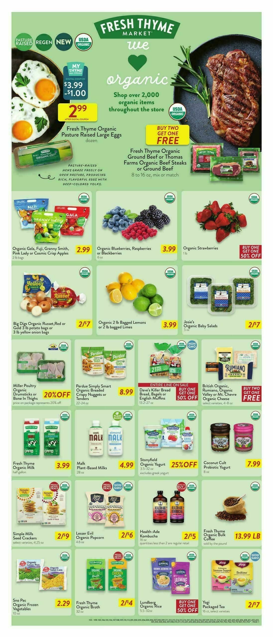 Fresh Thyme Farmers Market Weekly Ad from January 14
