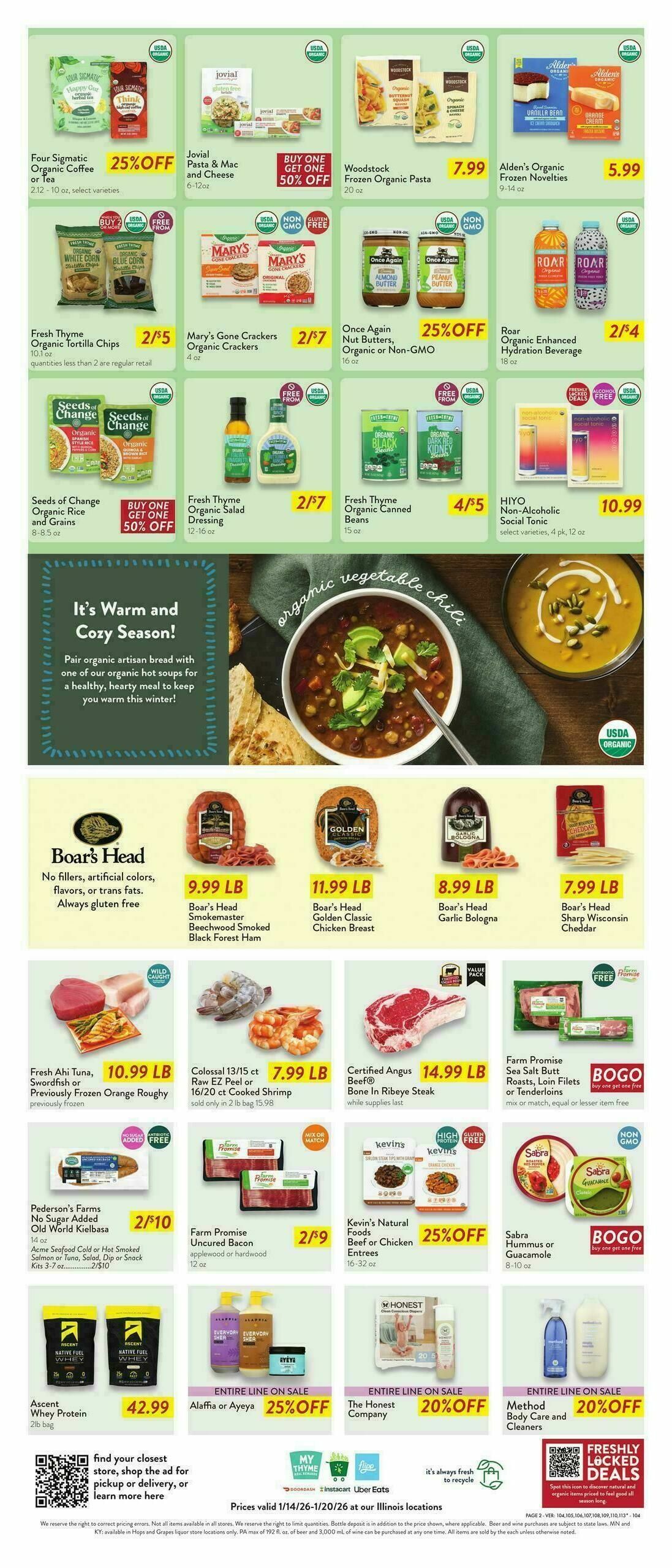 Fresh Thyme Farmers Market Weekly Ad from January 14