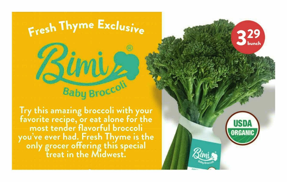 Fresh Thyme Farmers Market Weekly Ad from January 21