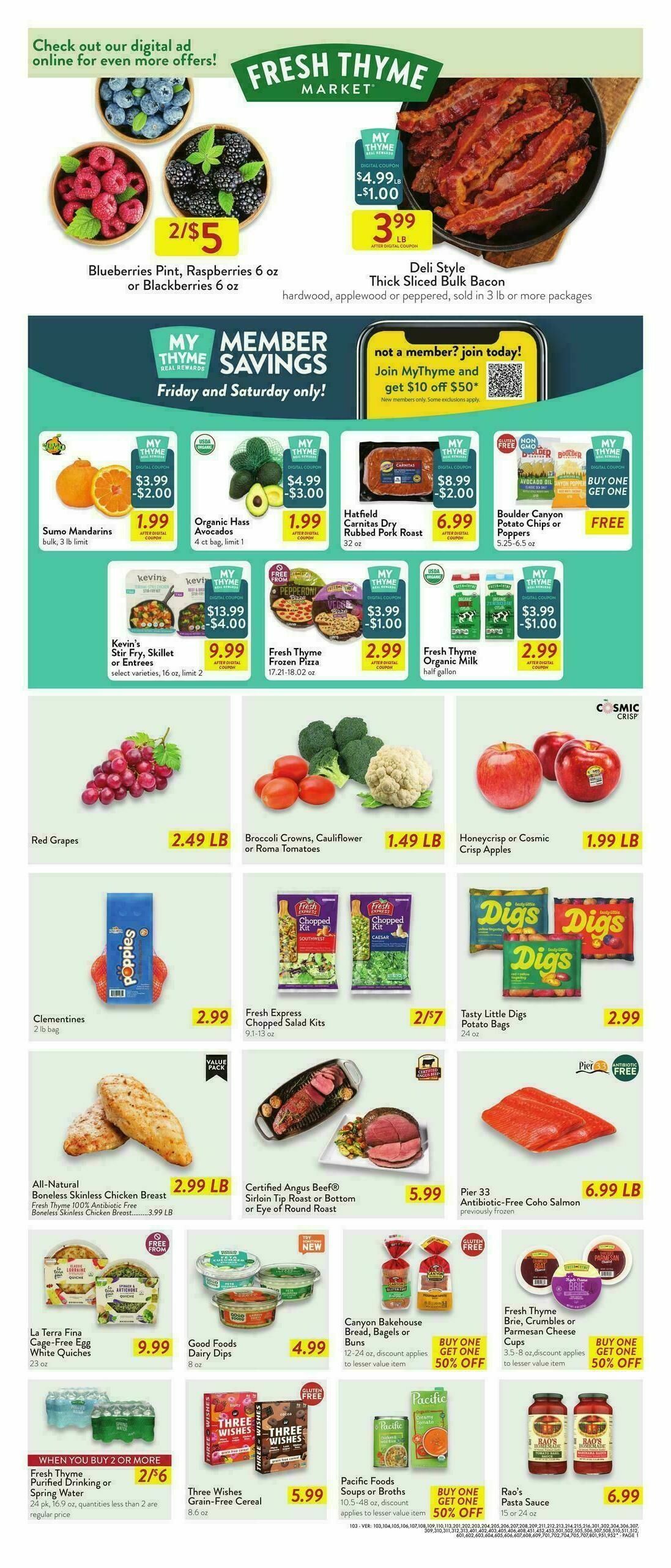 Fresh Thyme Farmers Market Weekly Ad from January 28