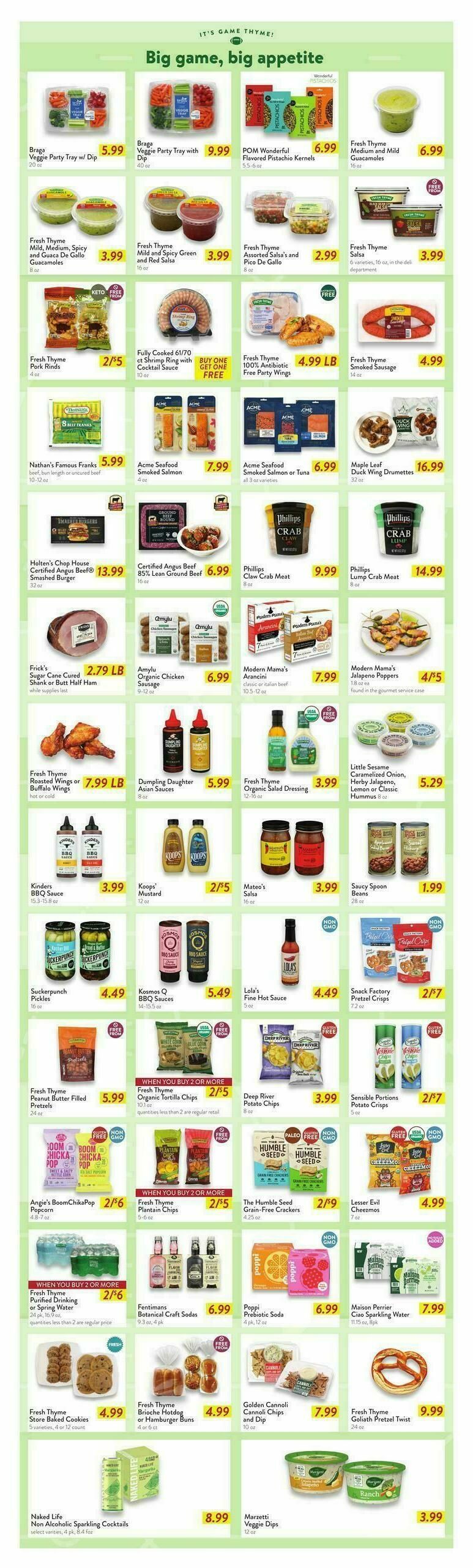 Fresh Thyme Farmers Market Weekly Ad from January 28